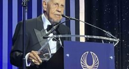 L. Douglas Wilder, 66th Governor of Virginia, accepts the Congressional Black Caucus Foundation's Phoenix Award in September 2026